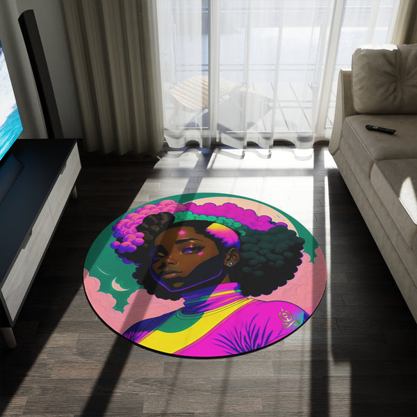 5ft Round Meditation Rugs - Various Designs