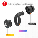Soundproof Silicone Ear Plug Set