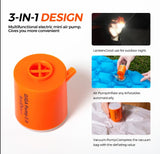 Portable Air Pump, Vacuum & Lantern 3-in-1